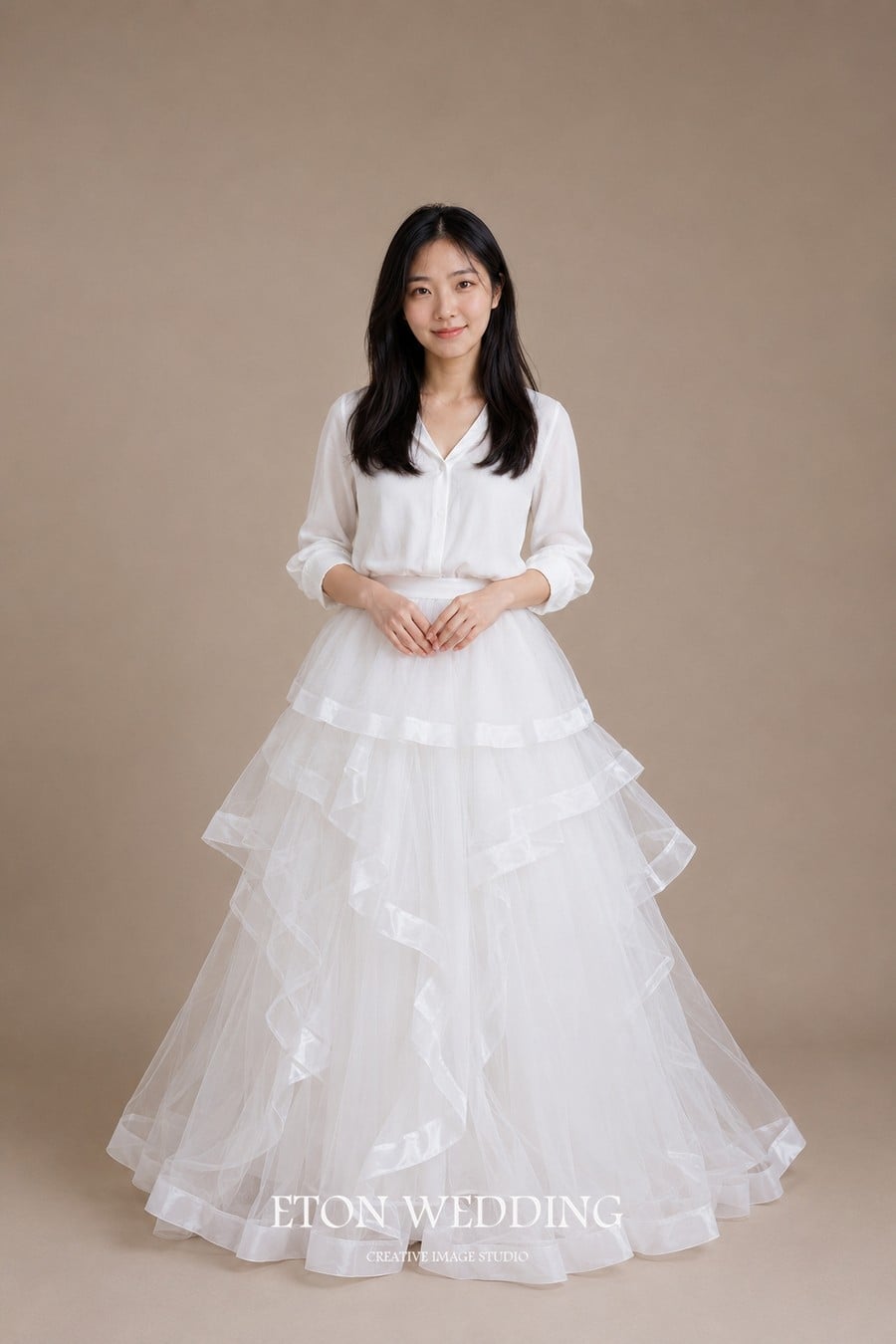 百變婚紗,兩件式輕婚紗,紗裙出租,輕婚紗